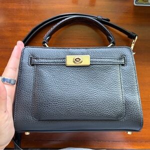 Coach mini lane top handle bag